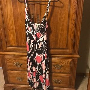Merona pink and black dress